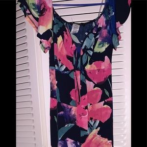 Floral one piece jumpsuit